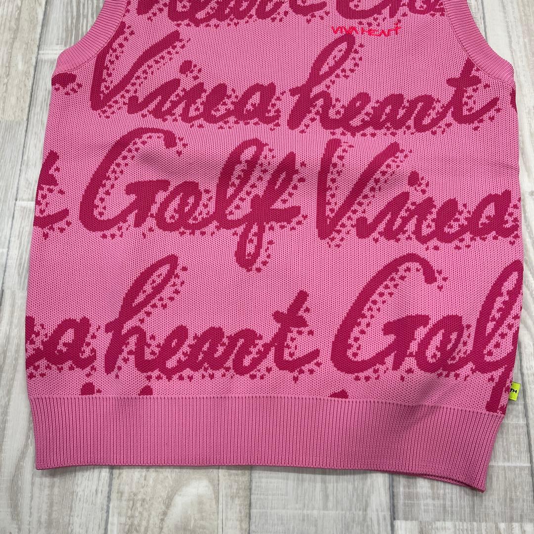 【新品】レディース ベスト ピンク ビバハート 38サイズ ベストウエア