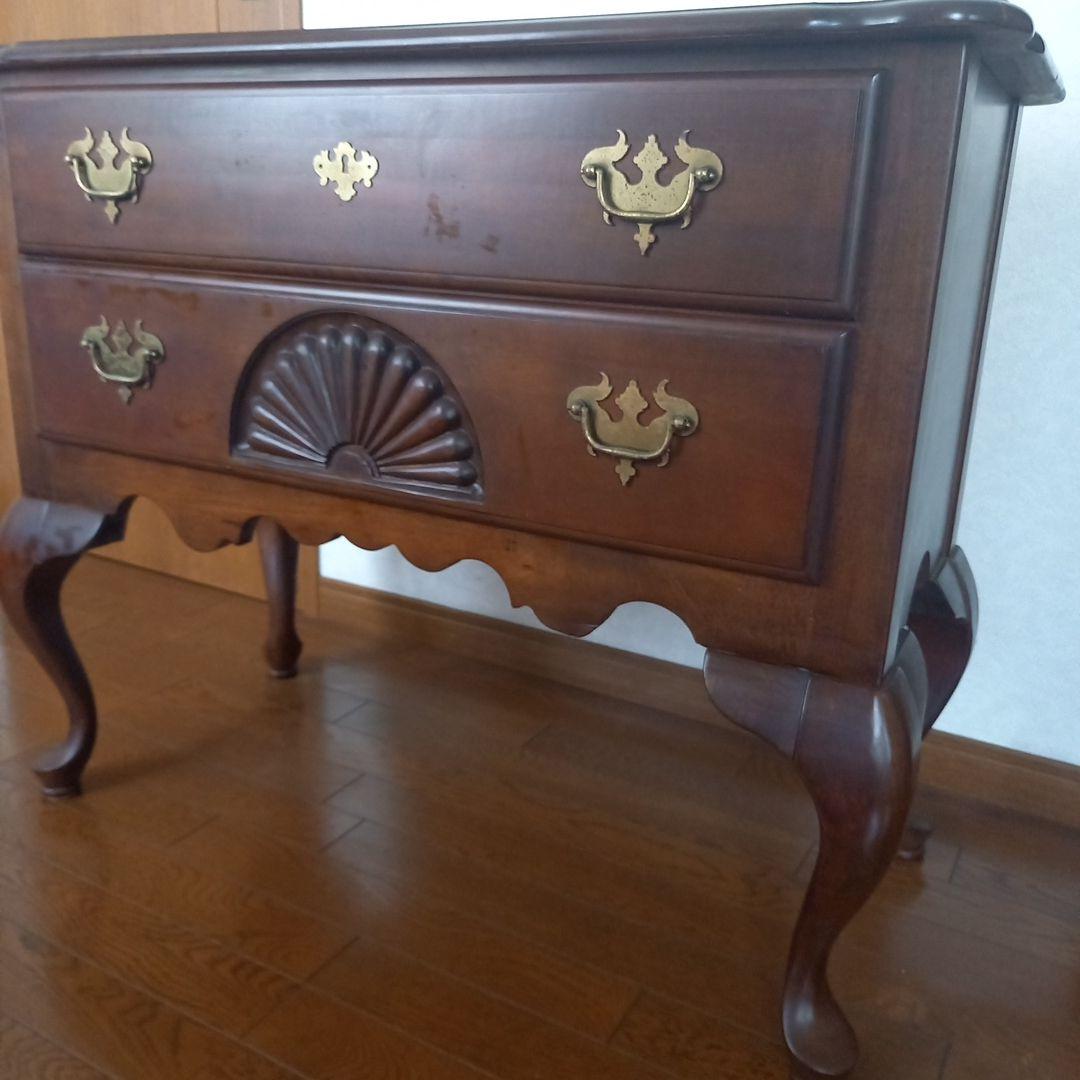 ばあちゃん様専用アンティークチェスト 猫足 2引き出し ￥29800 美術品