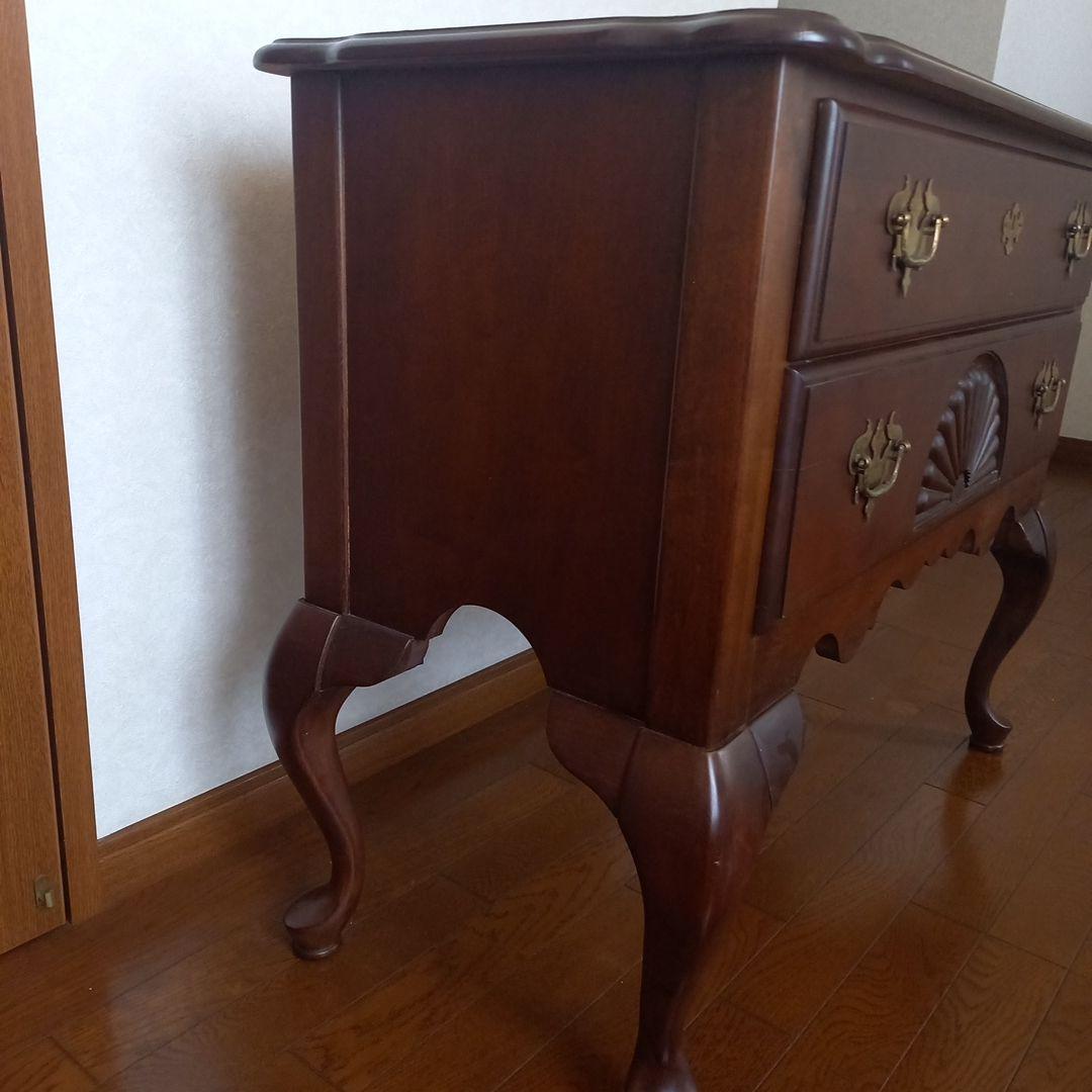 ばあちゃん様専用アンティークチェスト 猫足 2引き出し ￥29800 美術品