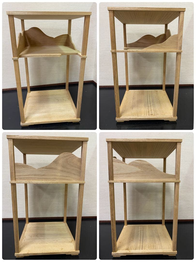 茶道具] 遠山棚 (紙箱) ○ 茶道具] 遠山棚(紙箱) ○