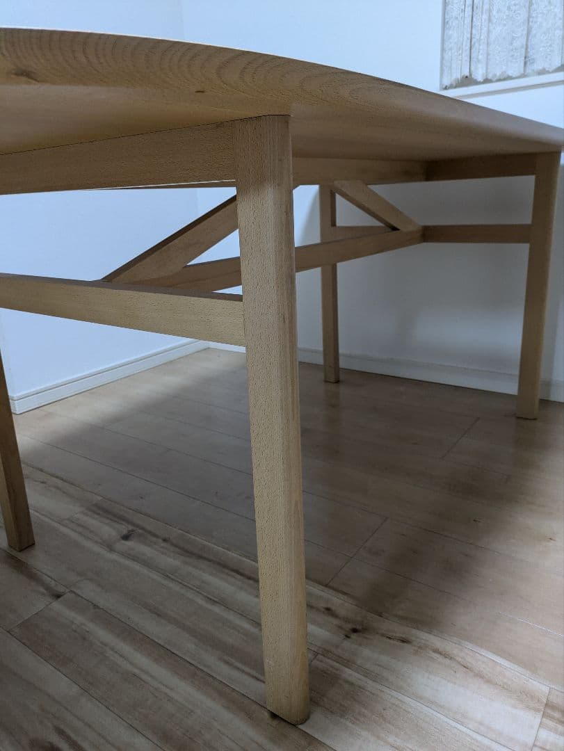 ACTUS \"moku\" 　 日進木工 ナチュラル　ブナ材無垢ダイニングテーブル