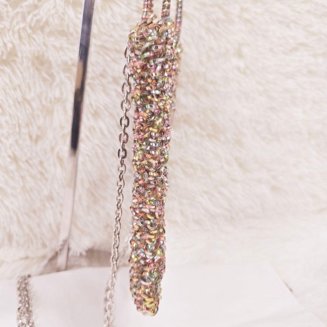 麗様✨アンテプリマ ミディアム シャンパン マルチ チェーン