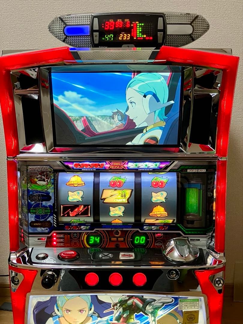 送料無料】パチスロ 初代エウレカセブン コイン不要機 データ