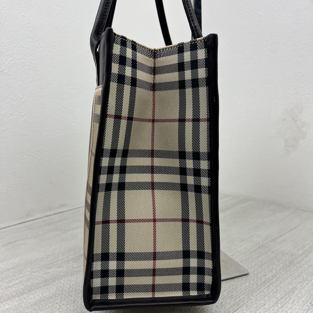 美品✨ Burberry バーバリー ハンドバッグ ノバチェック レザー