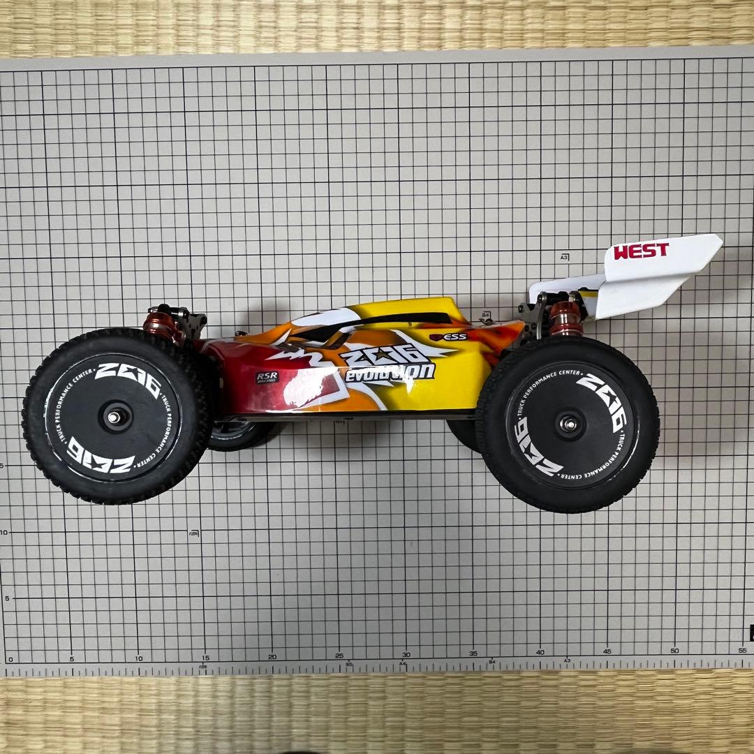 最終値下　爆速　ハイテック正規、社外OP多数ブラシレスラジコン75キロ4WD美品