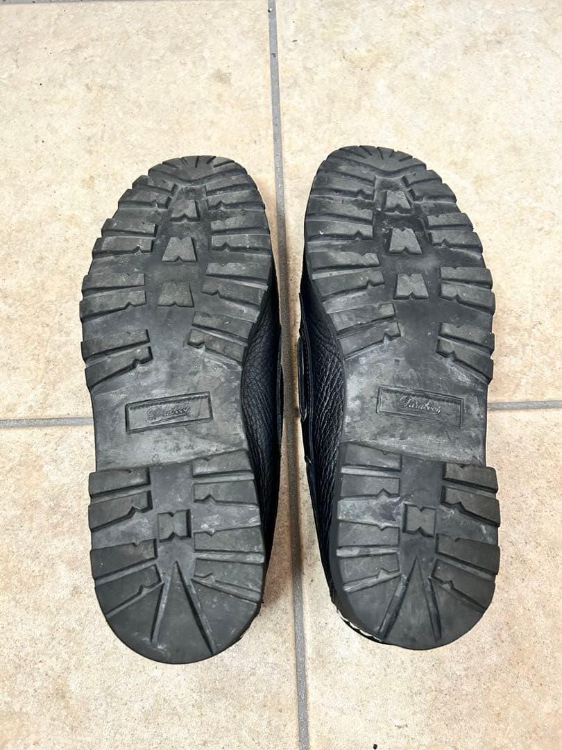 Paraboot MALO UNITED ARROWS別注 シボ　デッキシューズ