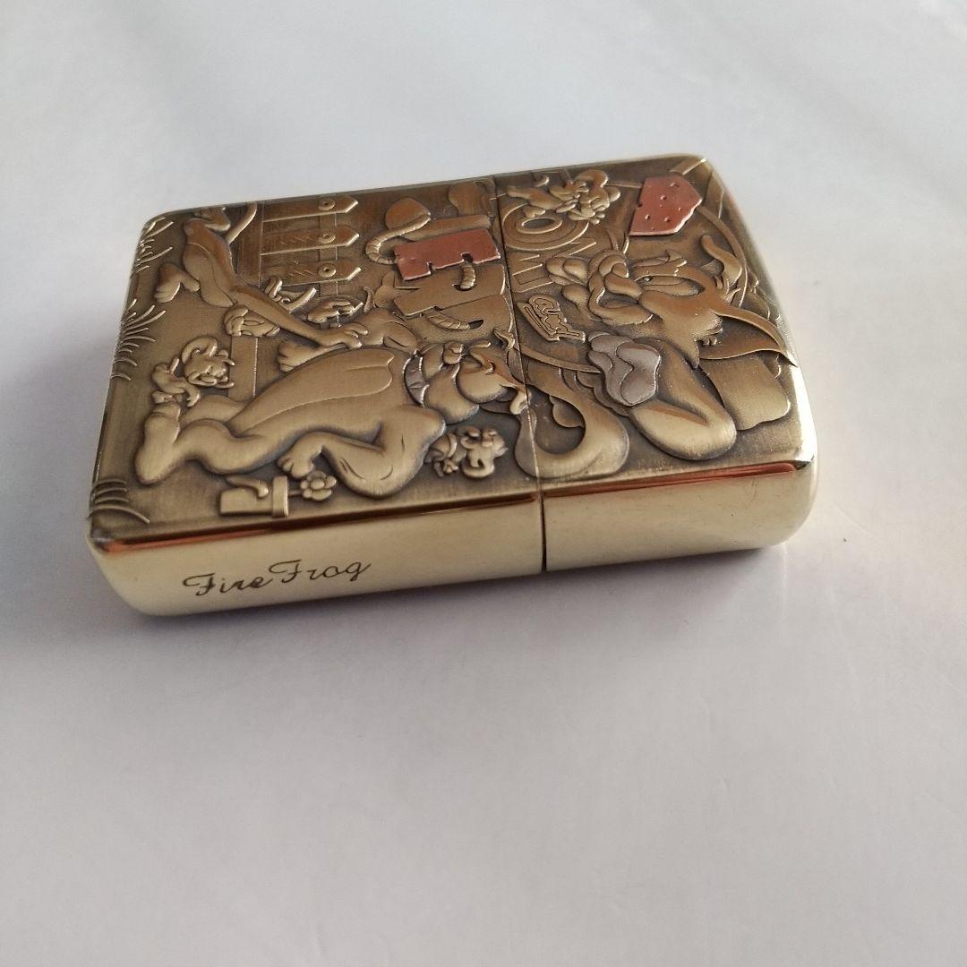 ZIPPO ライター トム・アンド・ジェリー アーマー 浮き彫り 送料無料