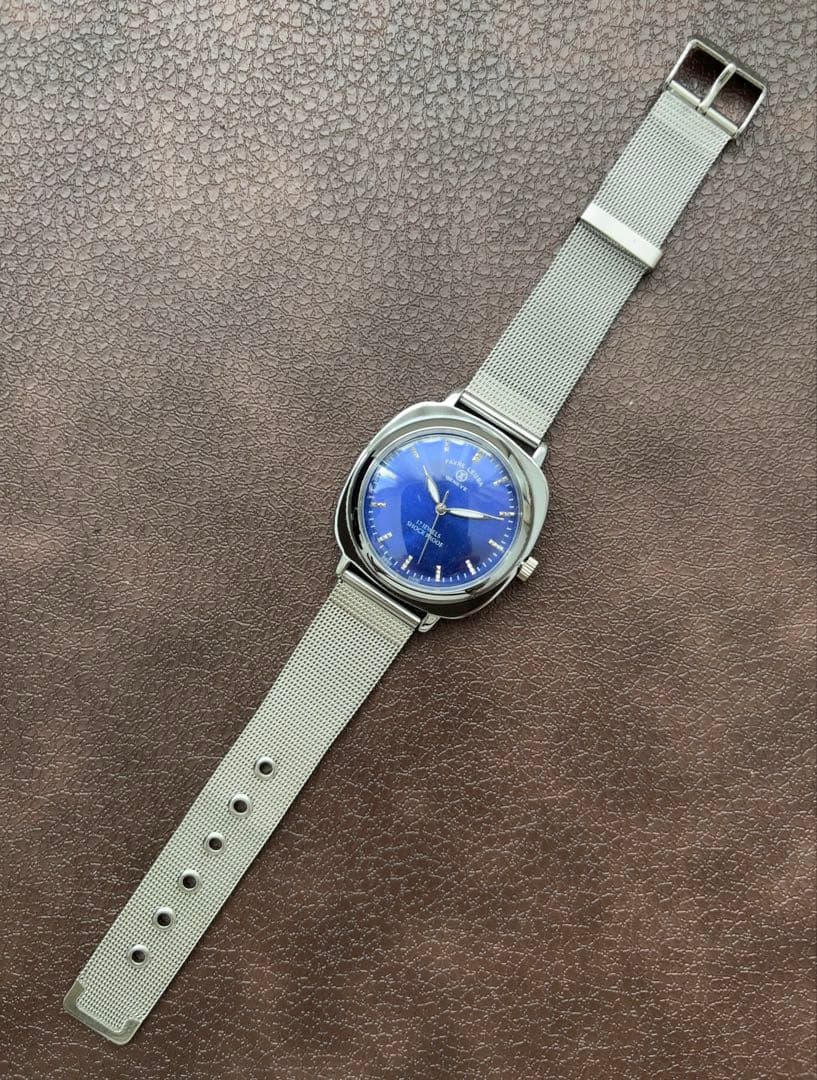 ヴィンテージ FAVRE-LEUBA 手巻き時計 ブラック メンズ腕時計