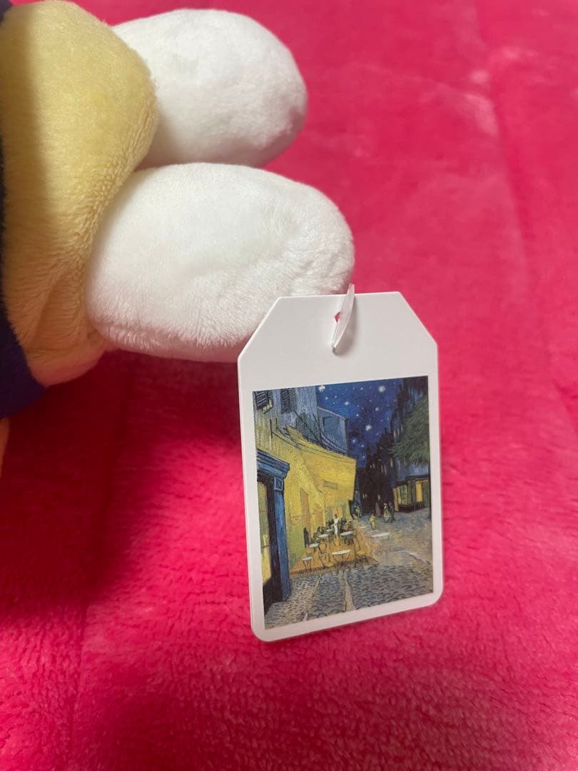 ゴッホ展　ミッフィー ぬいぐるみ　夜のカフェテラス