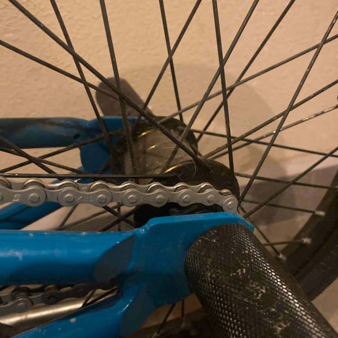 aresbikes キッズ STN 室内保管　BMX 青　静岡市引き取り希望