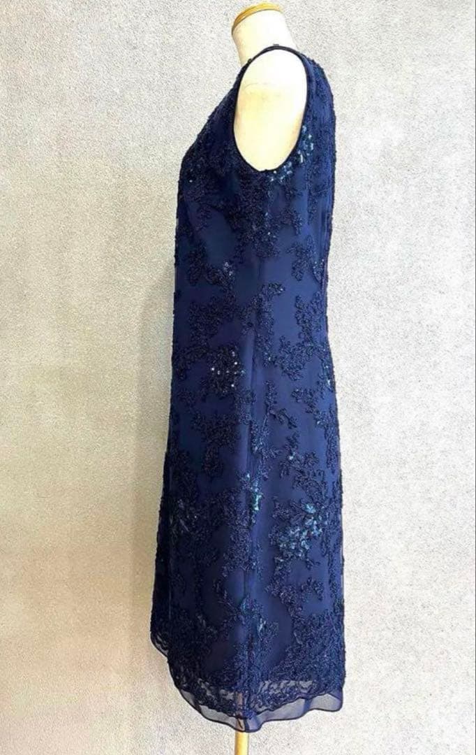 東京ソワールMARIKO KOHGA マリココウガケープ付きドレス　ワンピース