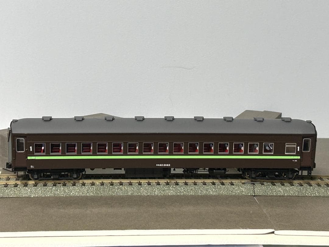 アクラス スロ43 シングルルーフ 淡緑帯 リベット無し ぶどう2号