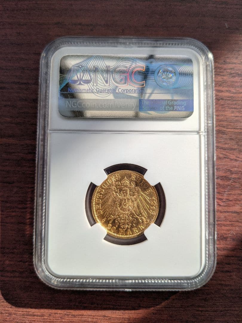 NGC-MS63 ドイツ プロイセン ヴィルヘルム2世 1913A NGC-MS63 ドイツ