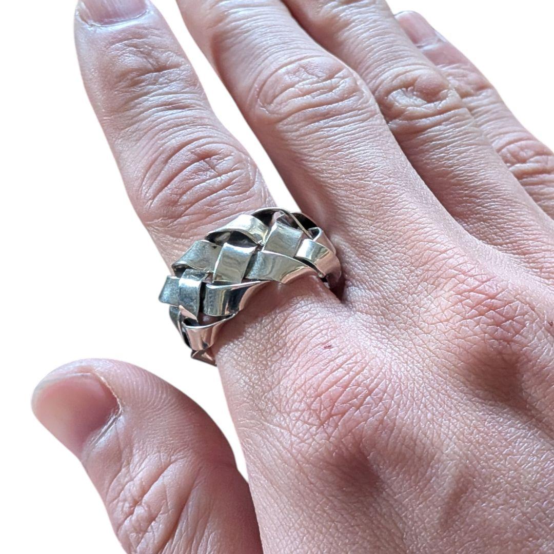 0*4様 XOLO JEWELRY ブレイデッドリング 19号相当