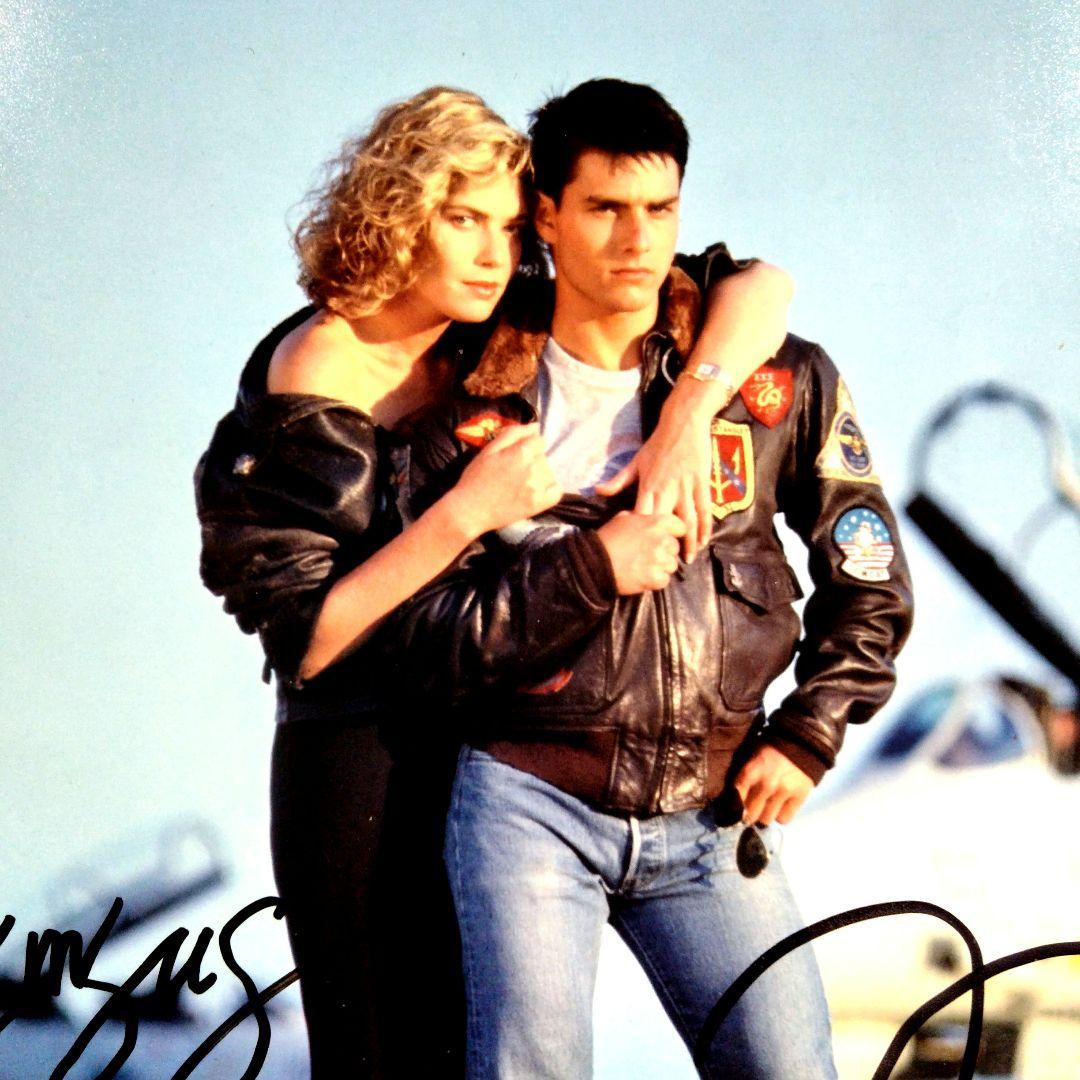 セール中…トム・クルーズとケリー・マクギリス直筆サイン入り大型写真