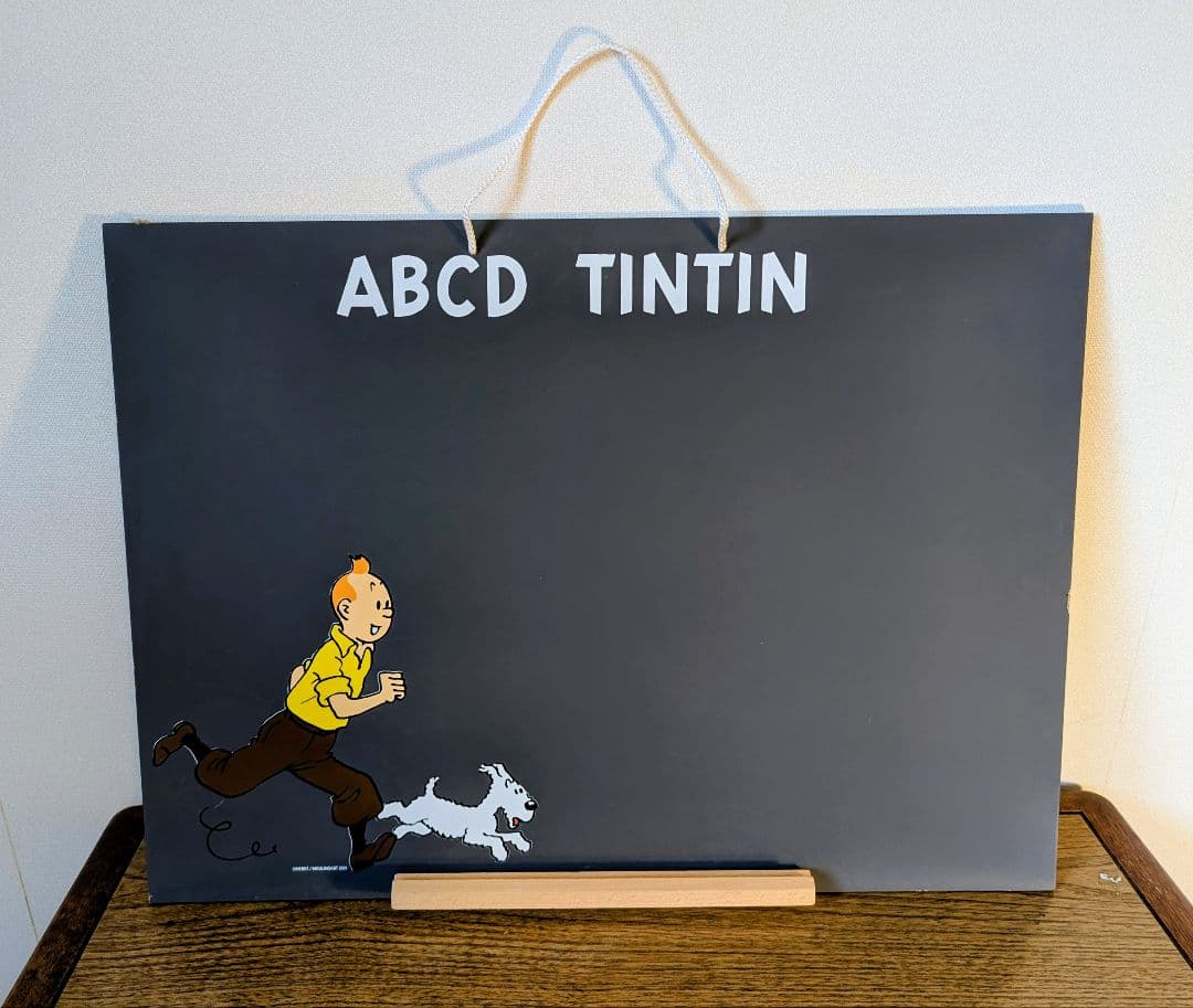 未使用美品〈タンタンの冒険TINTIN&SNOWY黒板フランス製〉 - メルカリ
