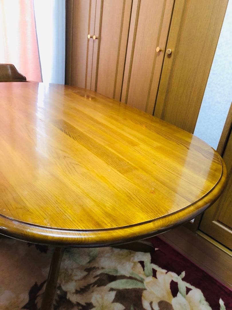 柏木工　アンティーク　猫足　ダイニングテーブル