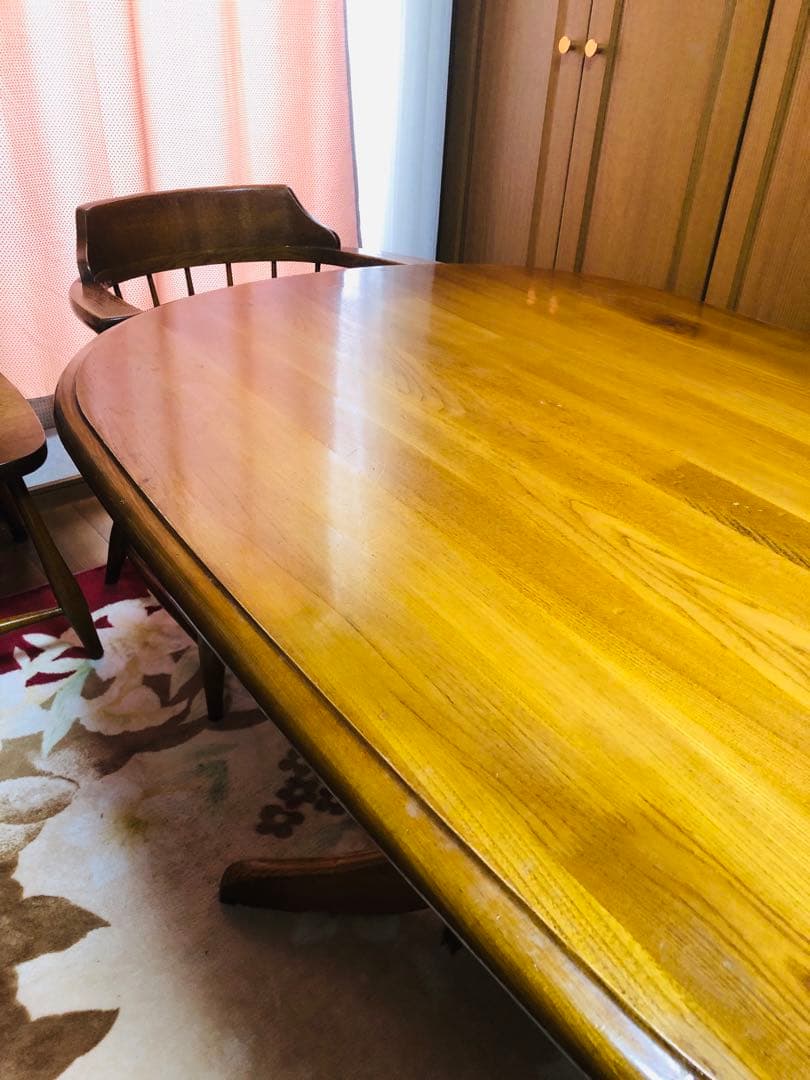 柏木工　アンティーク　猫足　ダイニングテーブル