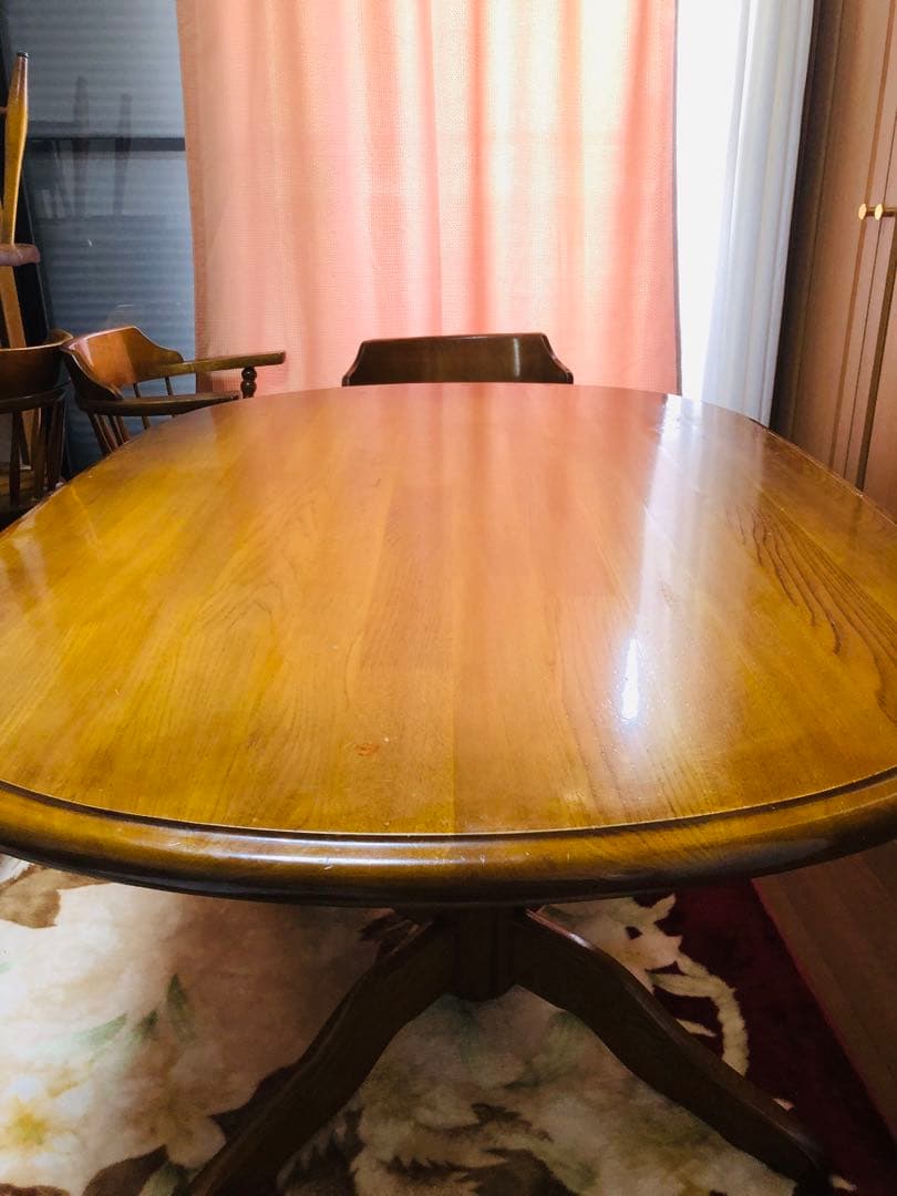 柏木工　アンティーク　猫足　ダイニングテーブル