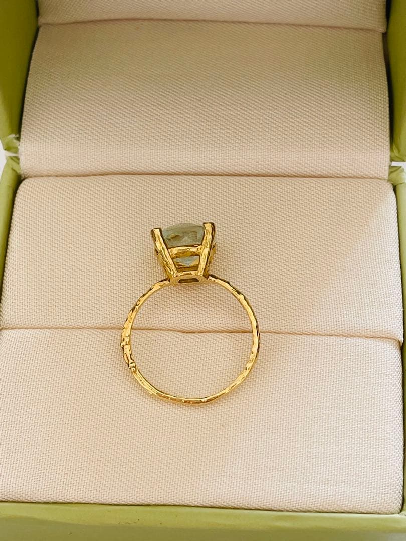 Alex Monroe アクアマリンリング