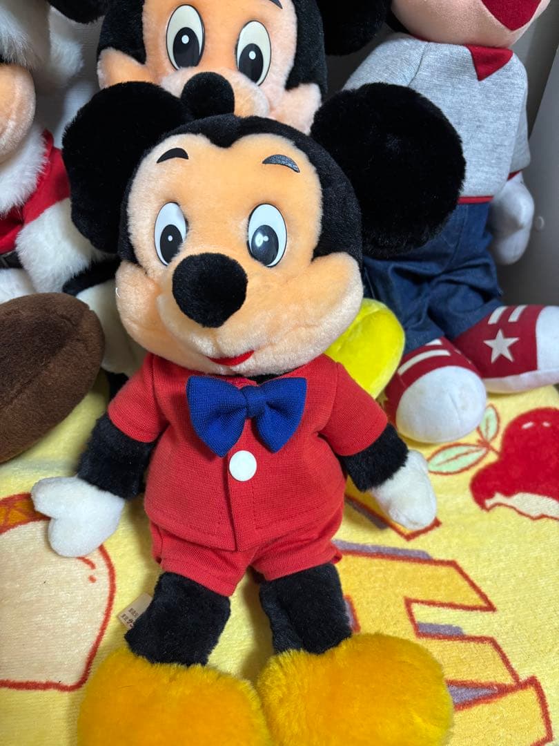 昭和レトロ　希少　ミッキーマウス ぬいぐるみ 4体セット