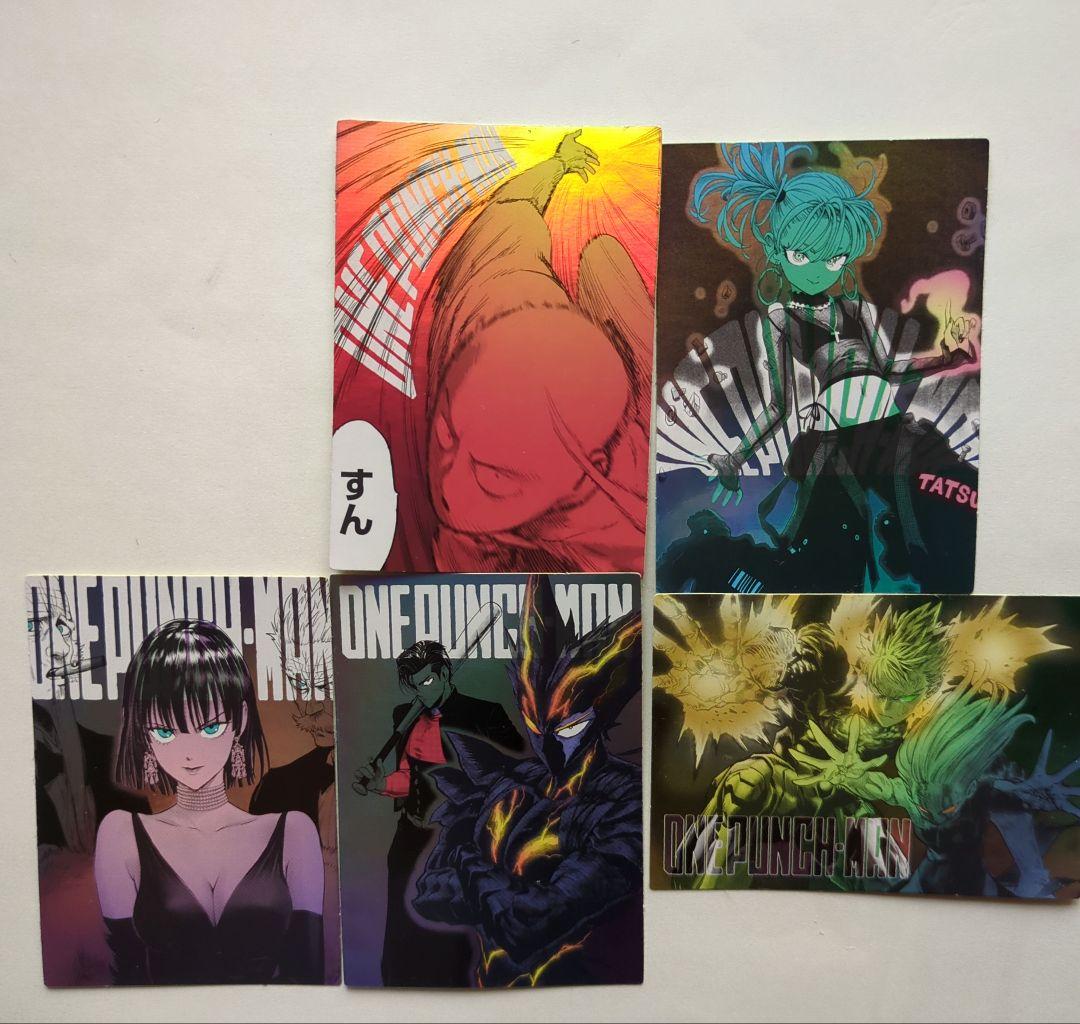 ワンパンマン ステッカー5枚 アニメ化記念 特典 コンプリート おまけ