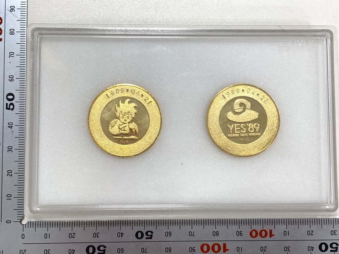 1989年 横浜博覧会 記念メダル 金色メダル メダルセット品 ケース付き