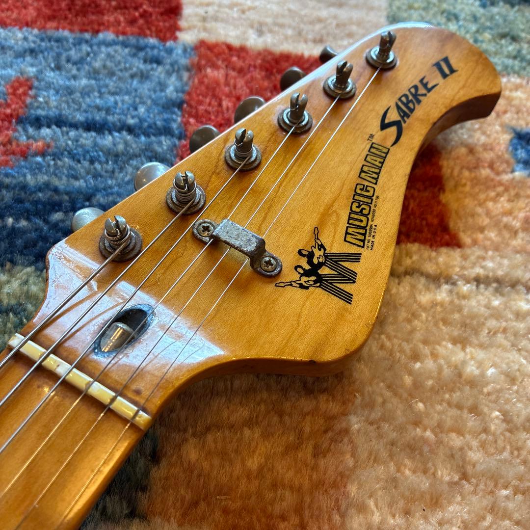 ミュージックマン SABREⅡエレキギター ナチュラル　改造無し❗️