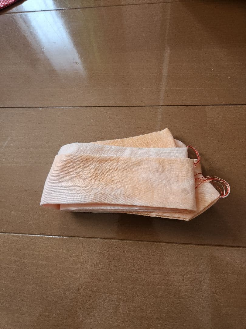 7歳着物6点セット 赤 花柄刺繍