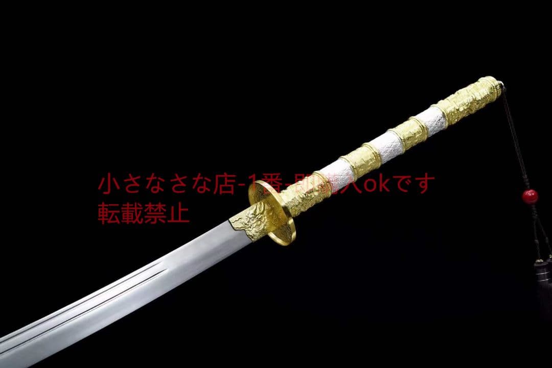 長尺康熙宝刀20230650 古兵器 武具　刀装具　日本刀模造刀 居合刀 長尺