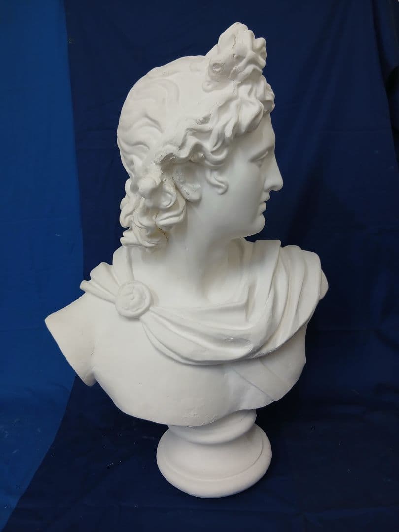 アポロ 石膏像 石膏像】アポロン アポロ デッサン 大サイズ 胸像 美術