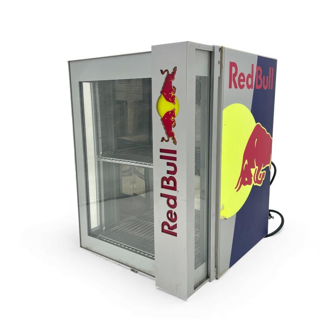 【非売品】稼働品 Red Bull 小型冷蔵庫 ガラス扉 2段収納#インテリア