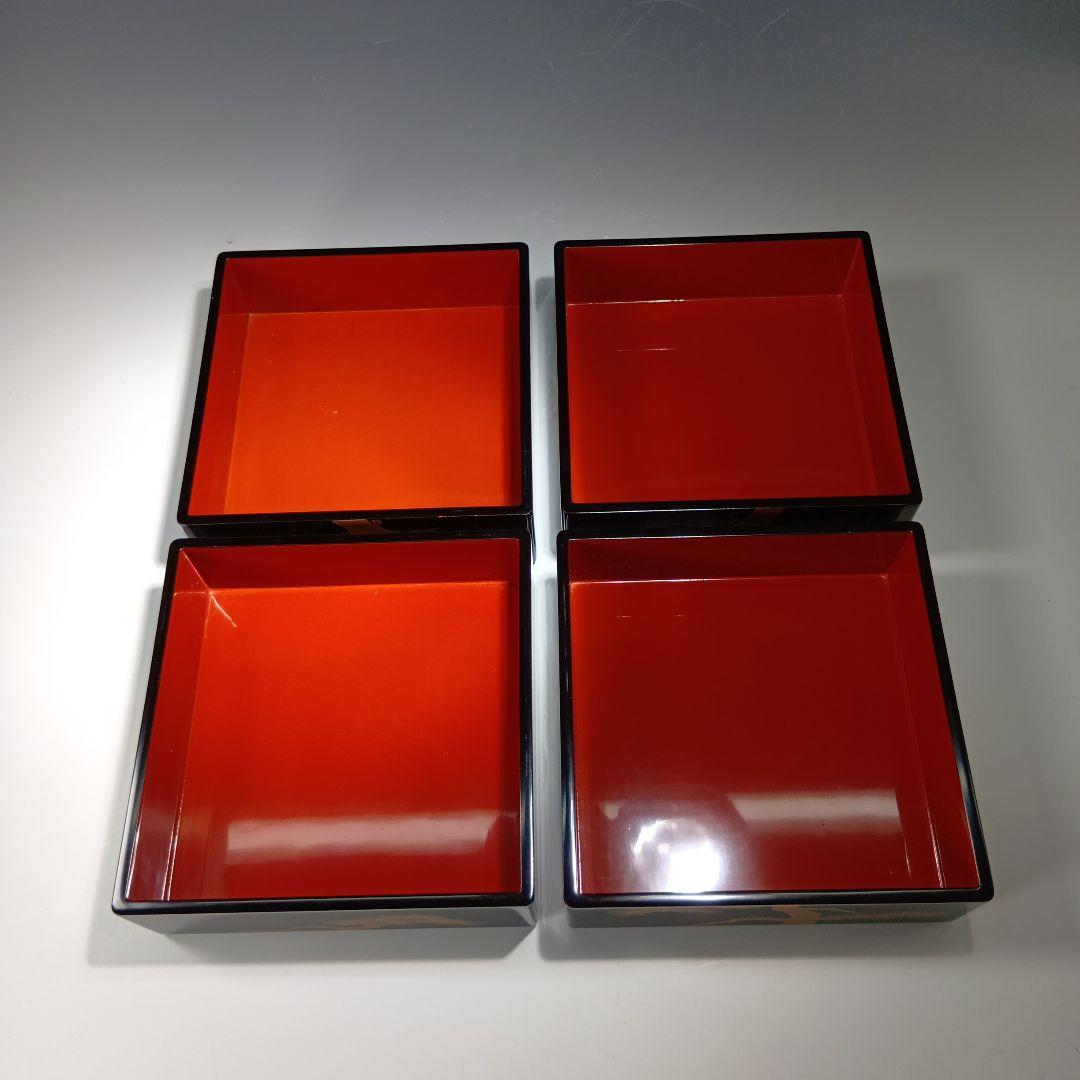 値下げ！輪島塗　松竹梅蒔絵小重箱　共箱