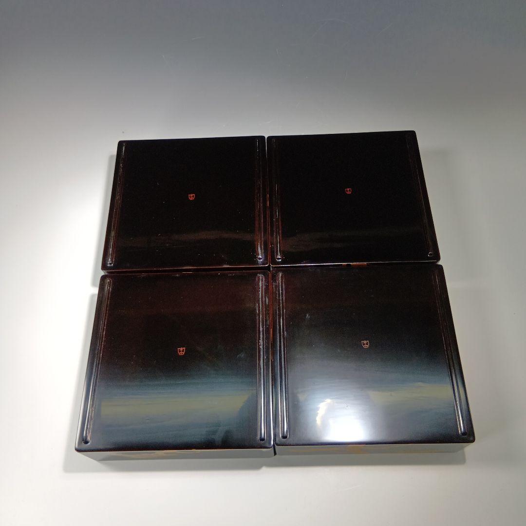 値下げ！輪島塗　松竹梅蒔絵小重箱　共箱