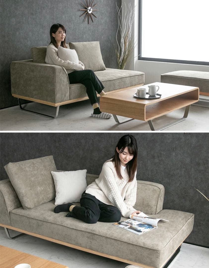 【裕介】ソファー ファブリック コーデュロイ 3人掛け