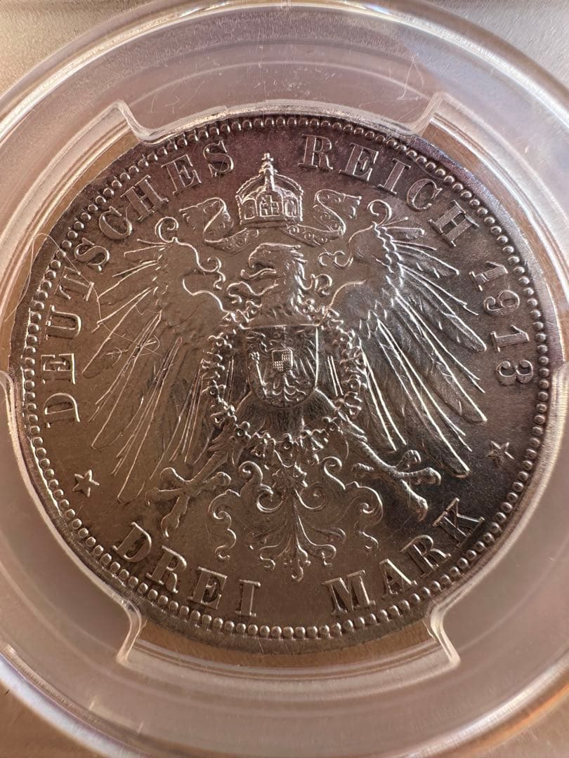 ドイツ帝国1913年ヴィルヘルム2世在位25周年記念銀貨