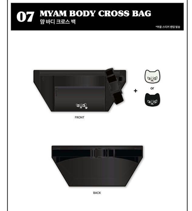 N.Flyingチャフングッズ MYAM BODY CROSSBAG