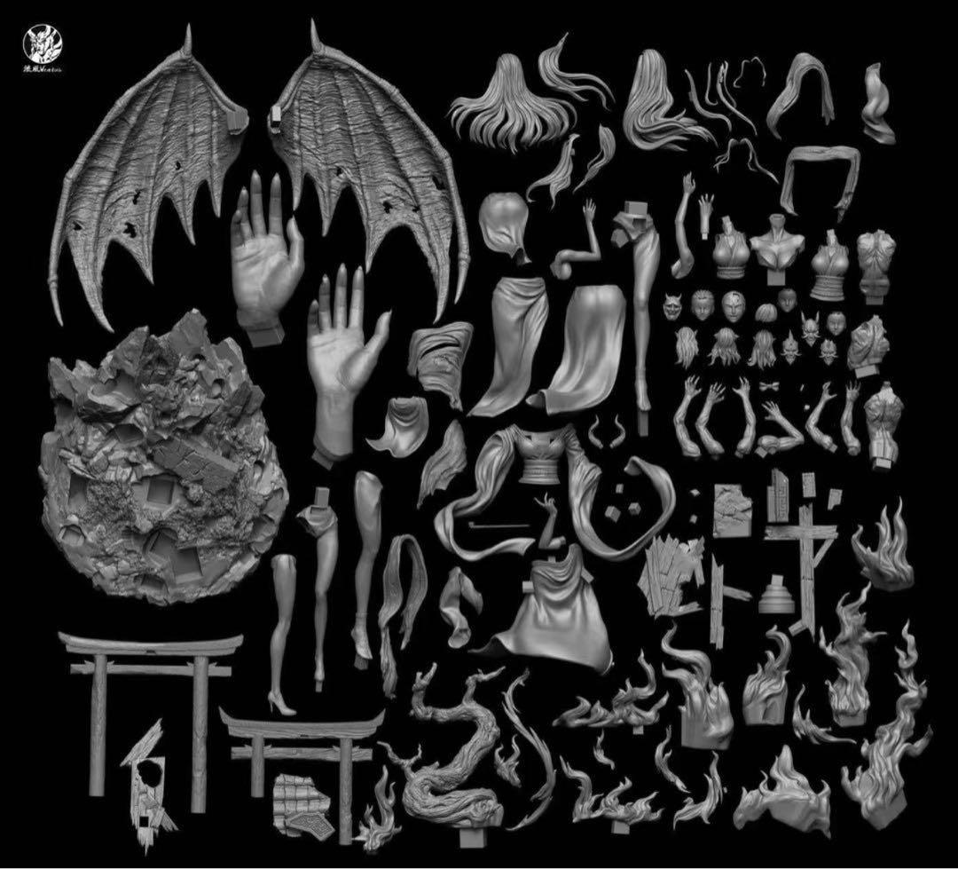 ONE PIECEワンピース ニコ・ロビン 和の国編 フィギュア ガレージキット