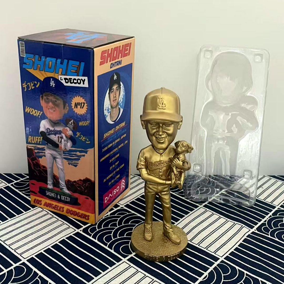 激レア 大谷翔平 デコピン ゴールド ボブルヘッド 来場者限定 - メルカリ
