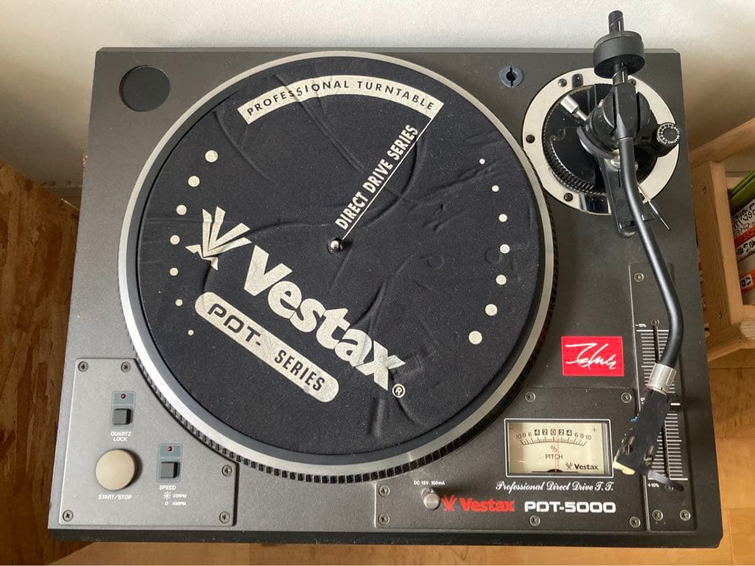 動作品】 Vestax PDT-5000 ターンテーブル レコードプレイヤー