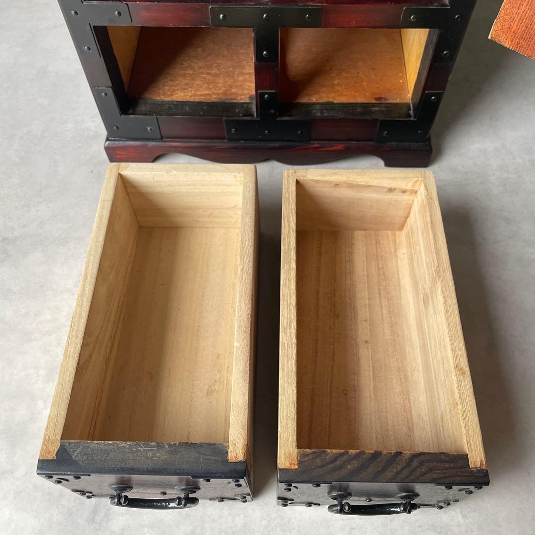 仙台箪笥 時代箪笥 和風家具 キャビネット 木製 レトロ 鍵つき