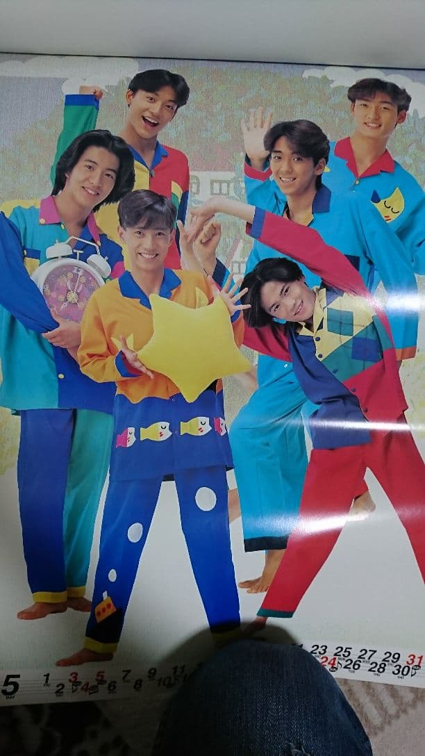 希少】SMAP デビュー記念 1992 カレンダー 6人 森君 SMAPデビュー記念
