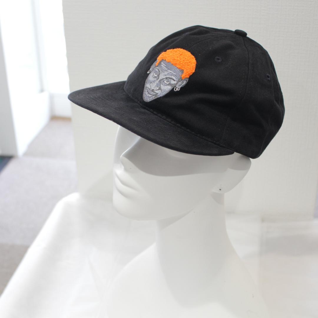 レア90's USA製 NIKE ロッドマンcap オレンジ NBAキャップ