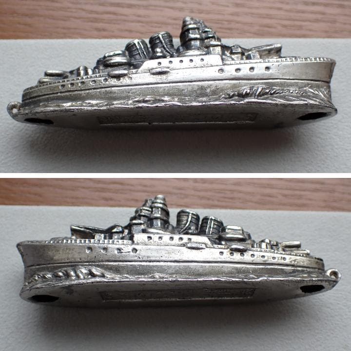 昭和初期 グリコ株式会社特製 戦艦 軍艦 おまけ 景品 海軍模型 レトロ