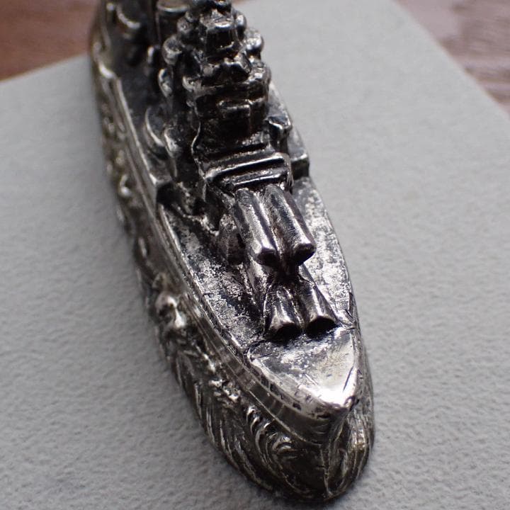 昭和初期 グリコ株式会社特製 戦艦 軍艦 おまけ 景品 海軍模型 レトロ