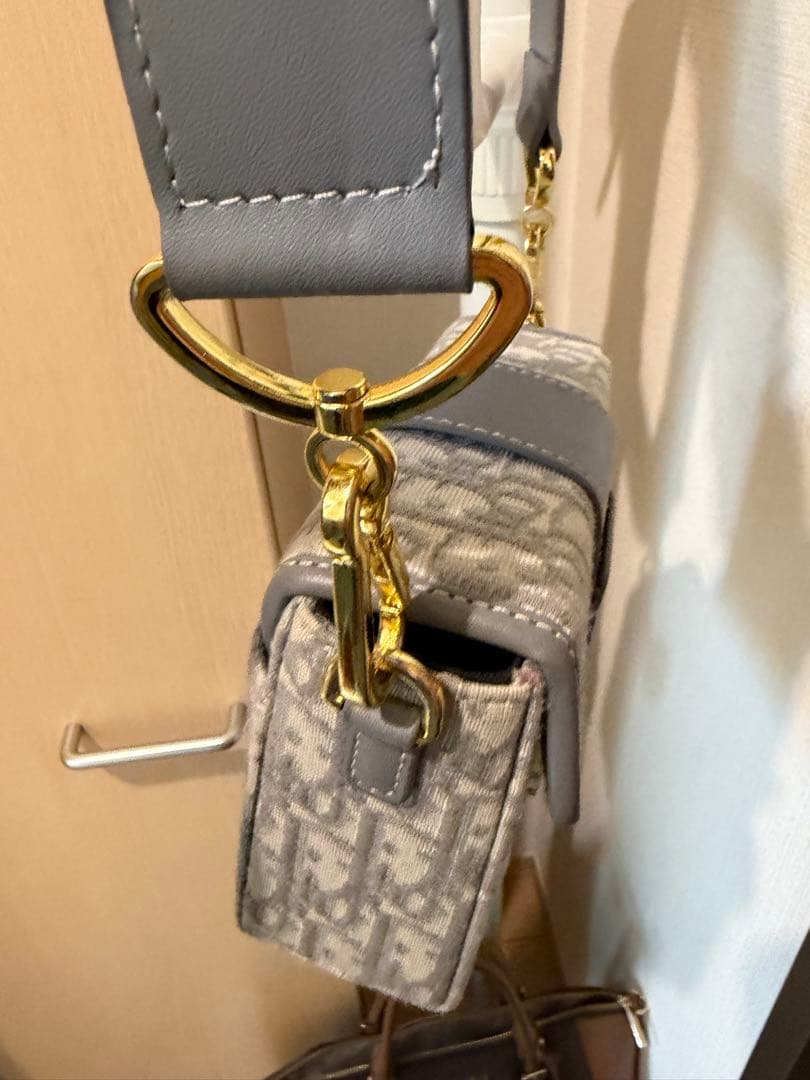 Christian Dior ショルダーバッグ グレー