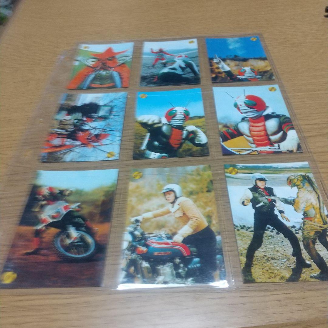 舎人ライナー カルビー 仮面ライダーV3 復刻カード 72枚コンプセット