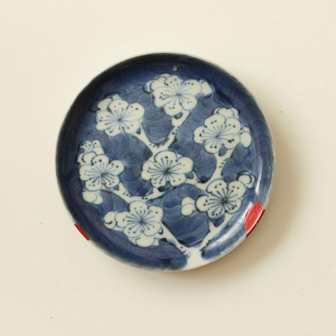 伊万里 古伊万里 染付 江戸 後期 梅文 手塩皿 - メルカリ