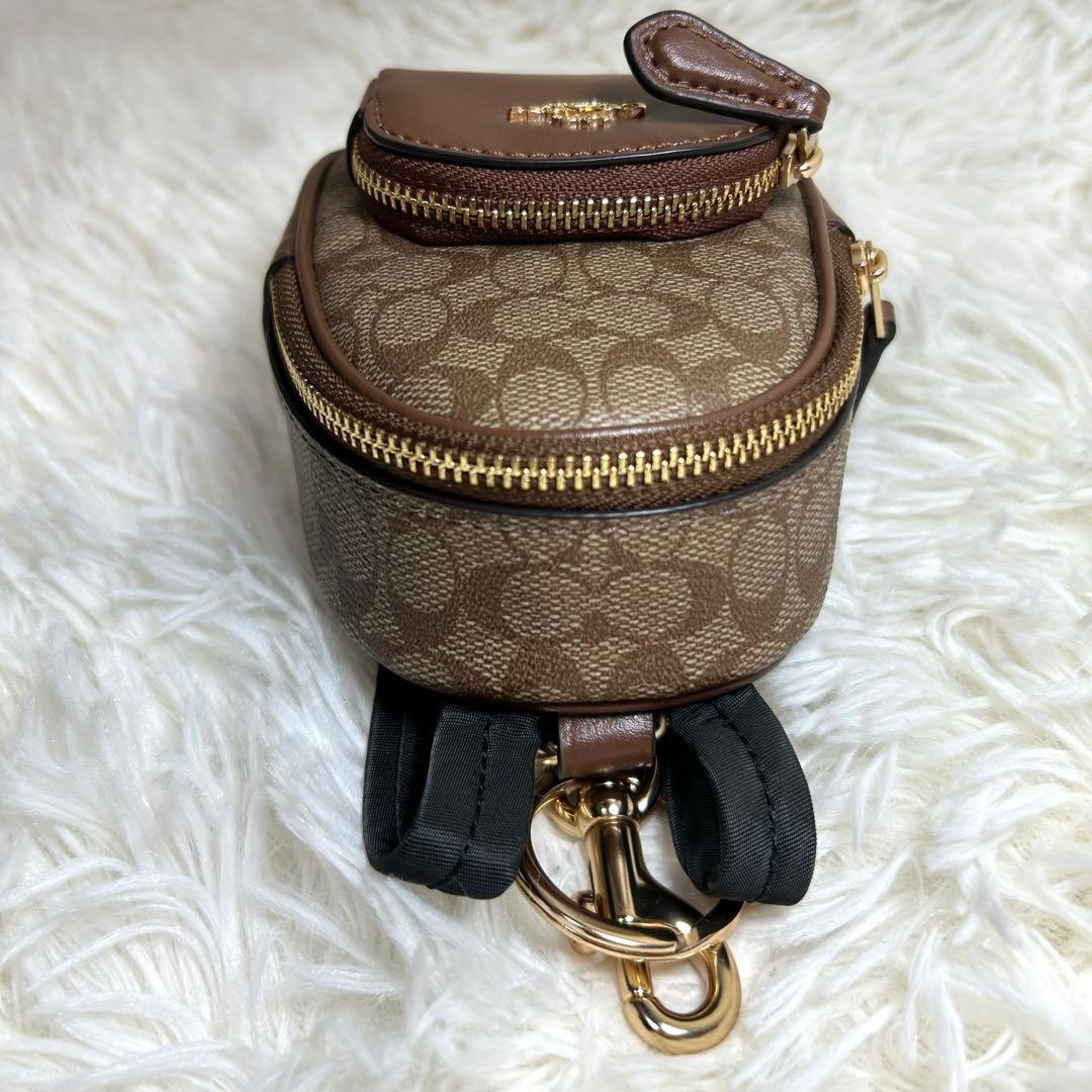 最終価格！希少COACH モノグラム ミニケース　キーリング　チャーム