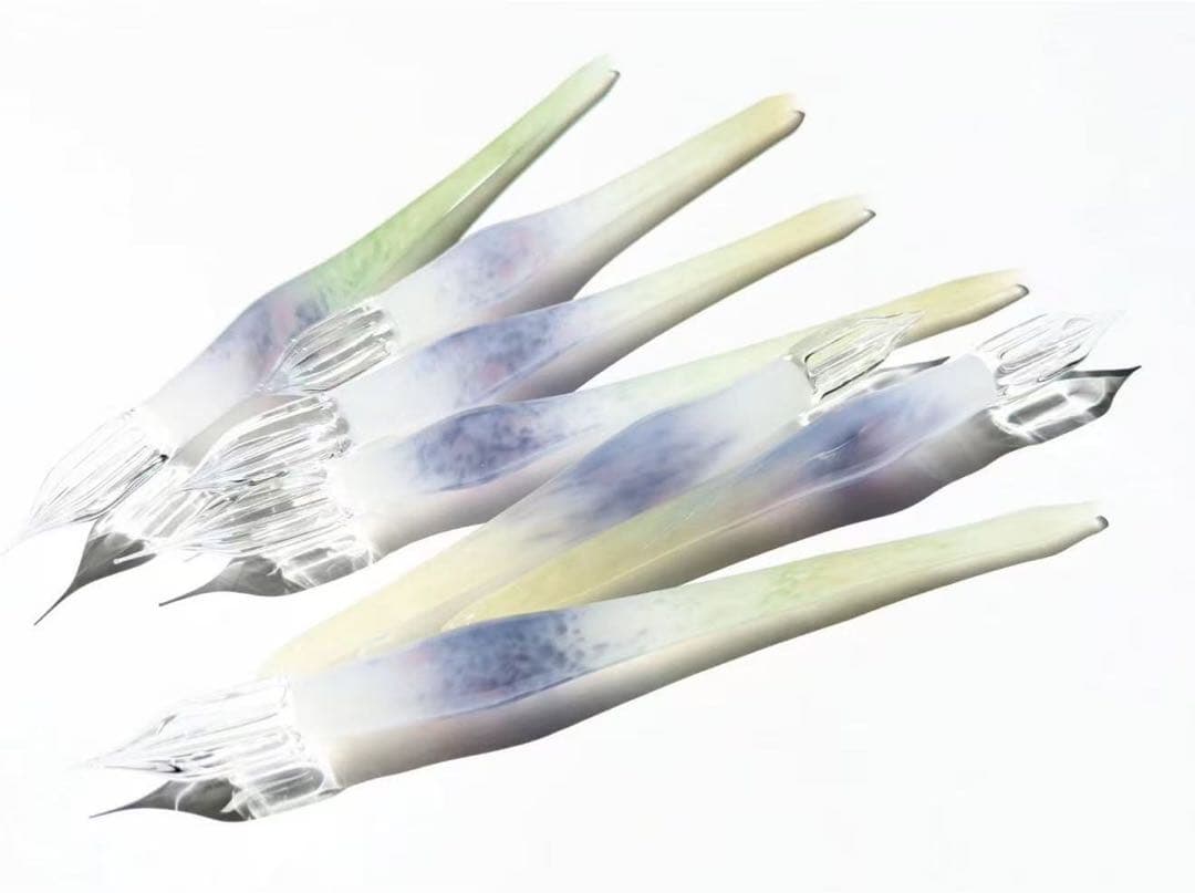 aun ガラスペン 中細(FM)【クロードモネ　睡蓮】